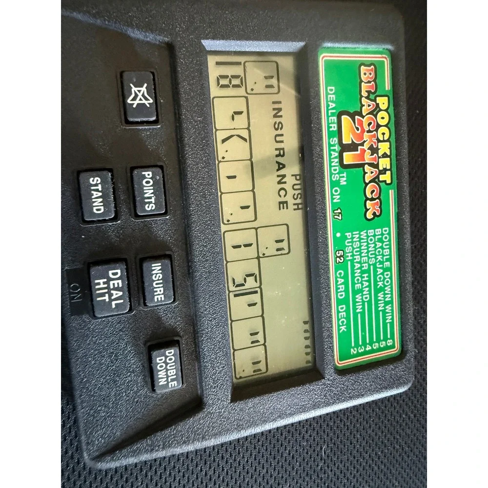 nos Radica Pocket Blackjack 21 Las Vegas Style‎ Electronic Handheld Game